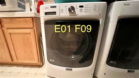 Washing machine Error code F09 .